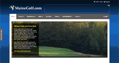 Desktop Screenshot of mainegolf.com